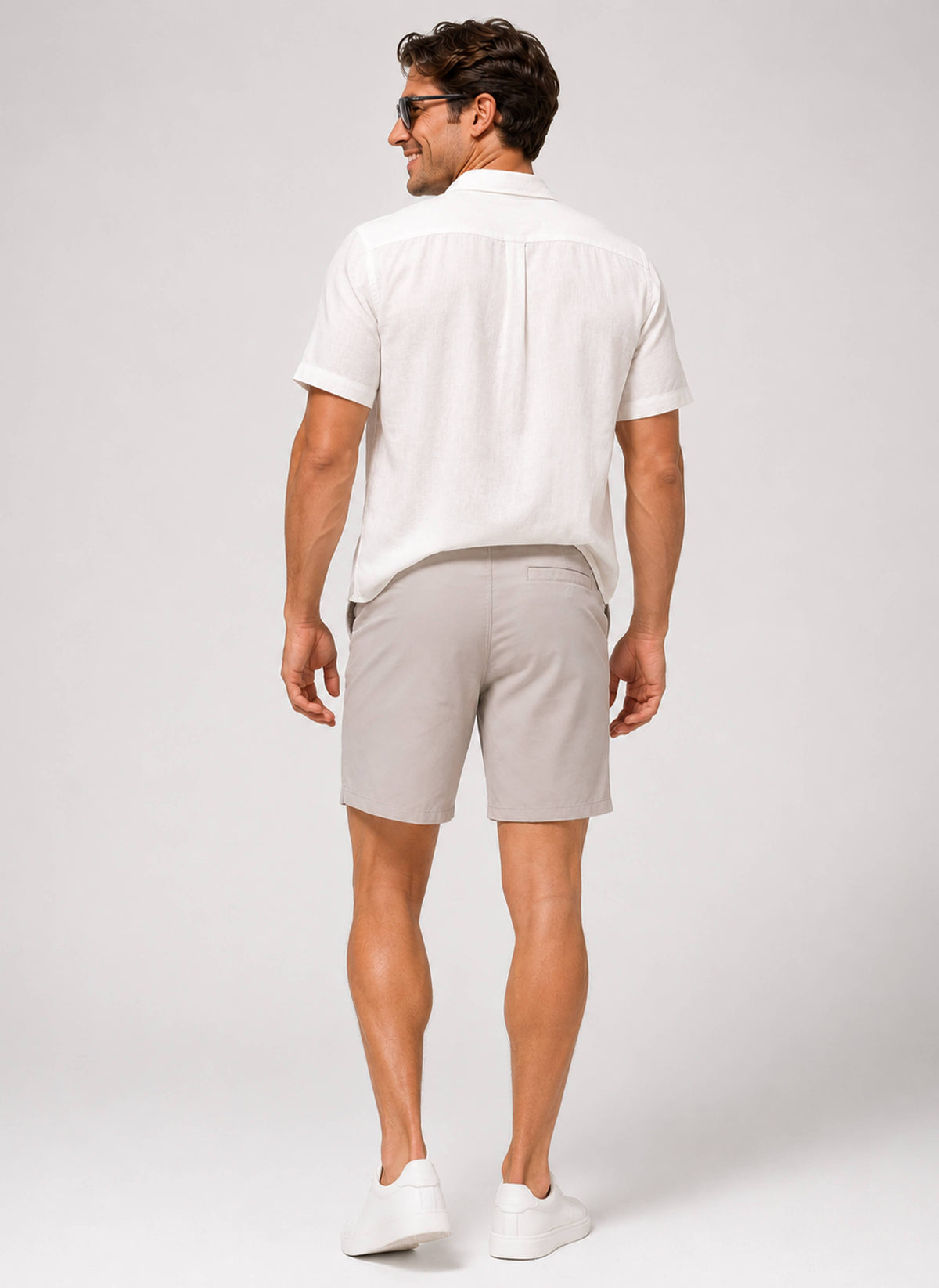 Men's Hybrid Swimming Shorts - Khaki