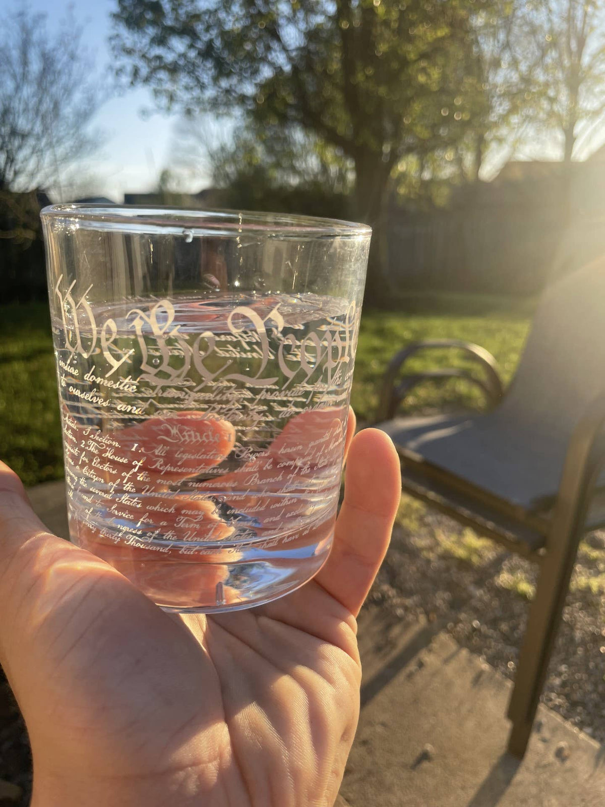 Constitution Whiskey Glass