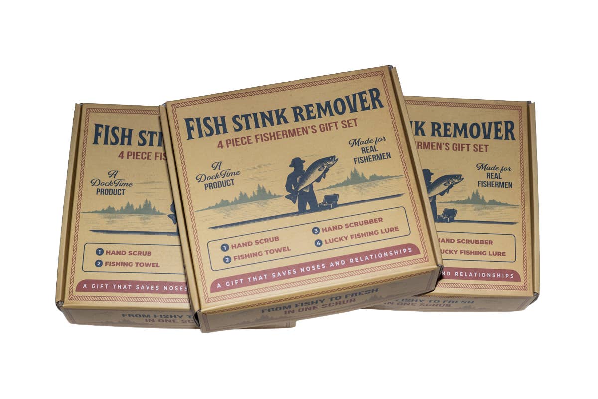 Fish Stink Remover Kit - 4 piece Hand Cleanser Fishermen's Gift
