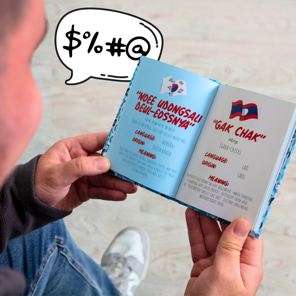 How To Swear in 96 Languages Gift Books - Gag Novelty Gift