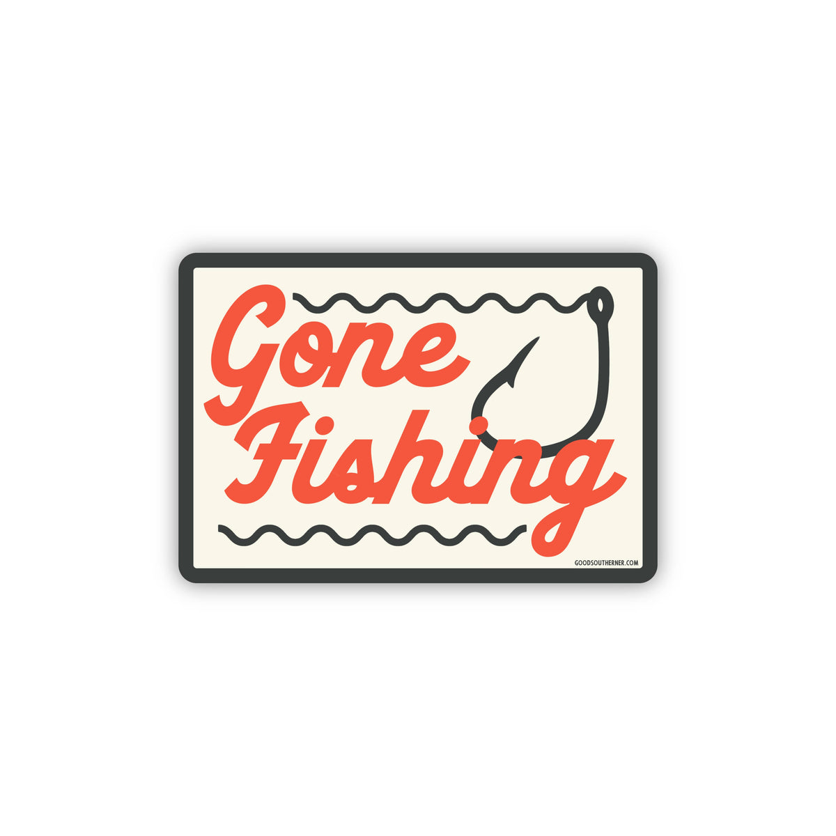 Gone Fishing Sticker