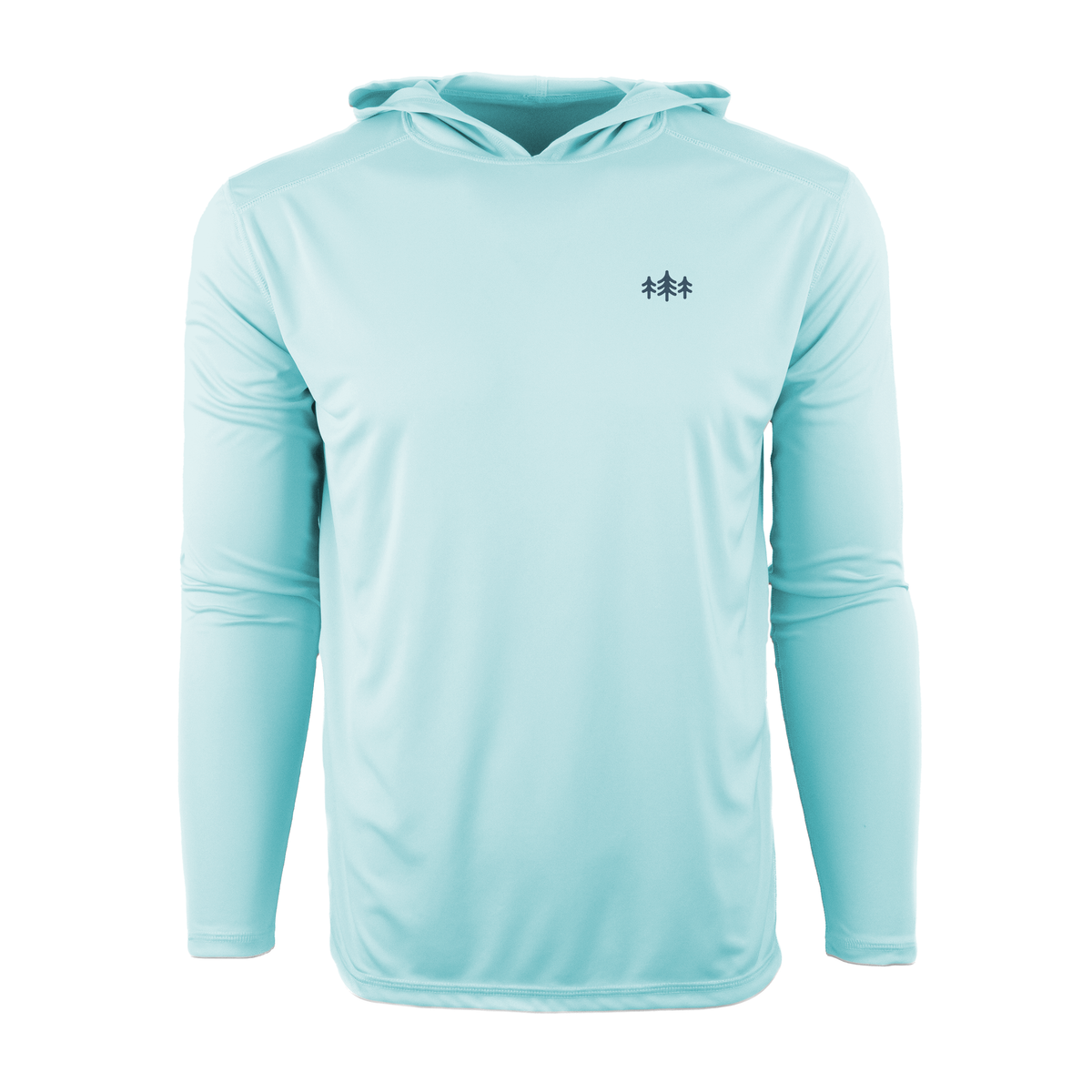 TriPine Solar Shield Performance Hoodie: Pearl Gray