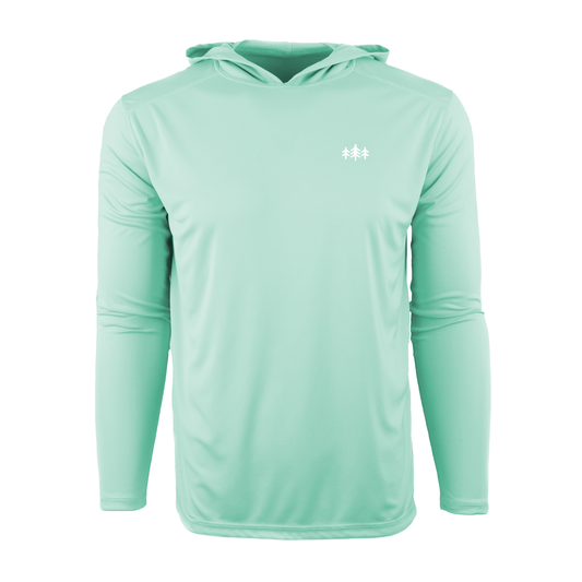TriPine Solar Shield Performance Hoodie: Seagrass