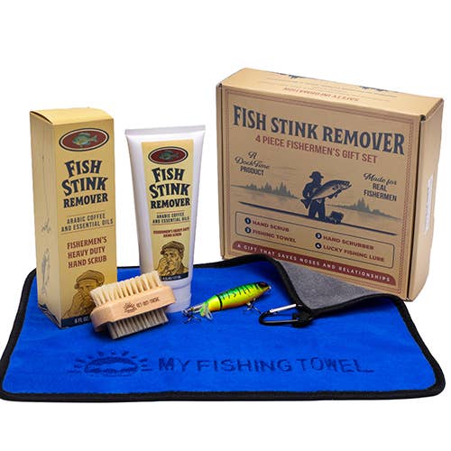 Fish Stink Remover Kit - 4 piece Hand Cleanser Fishermen's Gift