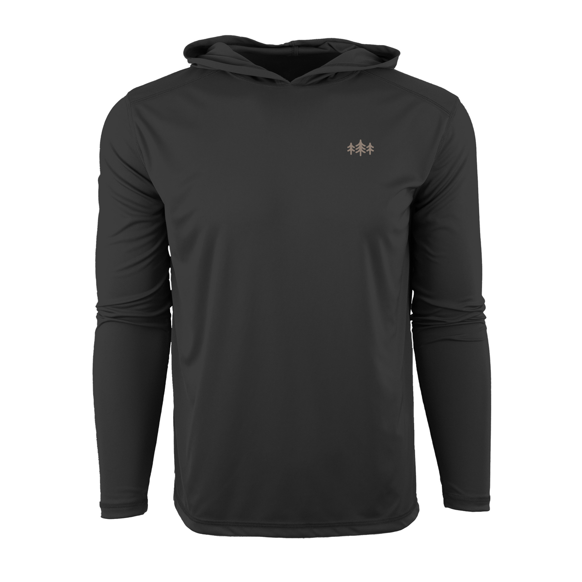 TriPine Solar Shield Performance Hoodie: Pearl Gray