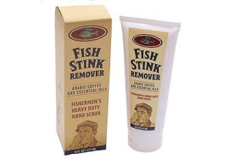 Fish Stink Remover Scrub – Heavy Grit Citrus Hand Scrub with Arabic Coffee & Walnut Husk – Removes Odor & Grime – Fishing Gift for Men, Dad, Husband