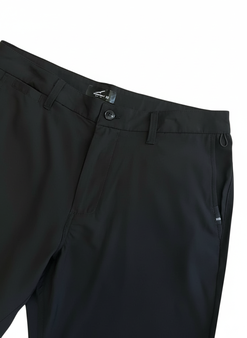 Hawk's Bay Men's Hybrid Shorts - Black