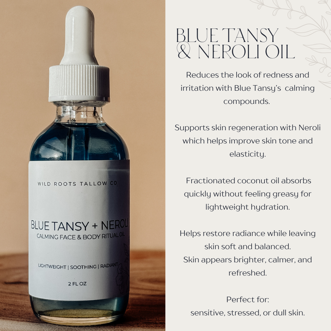 Blue Tansy + Neroli  Oil for Redness & Sensitive Skin