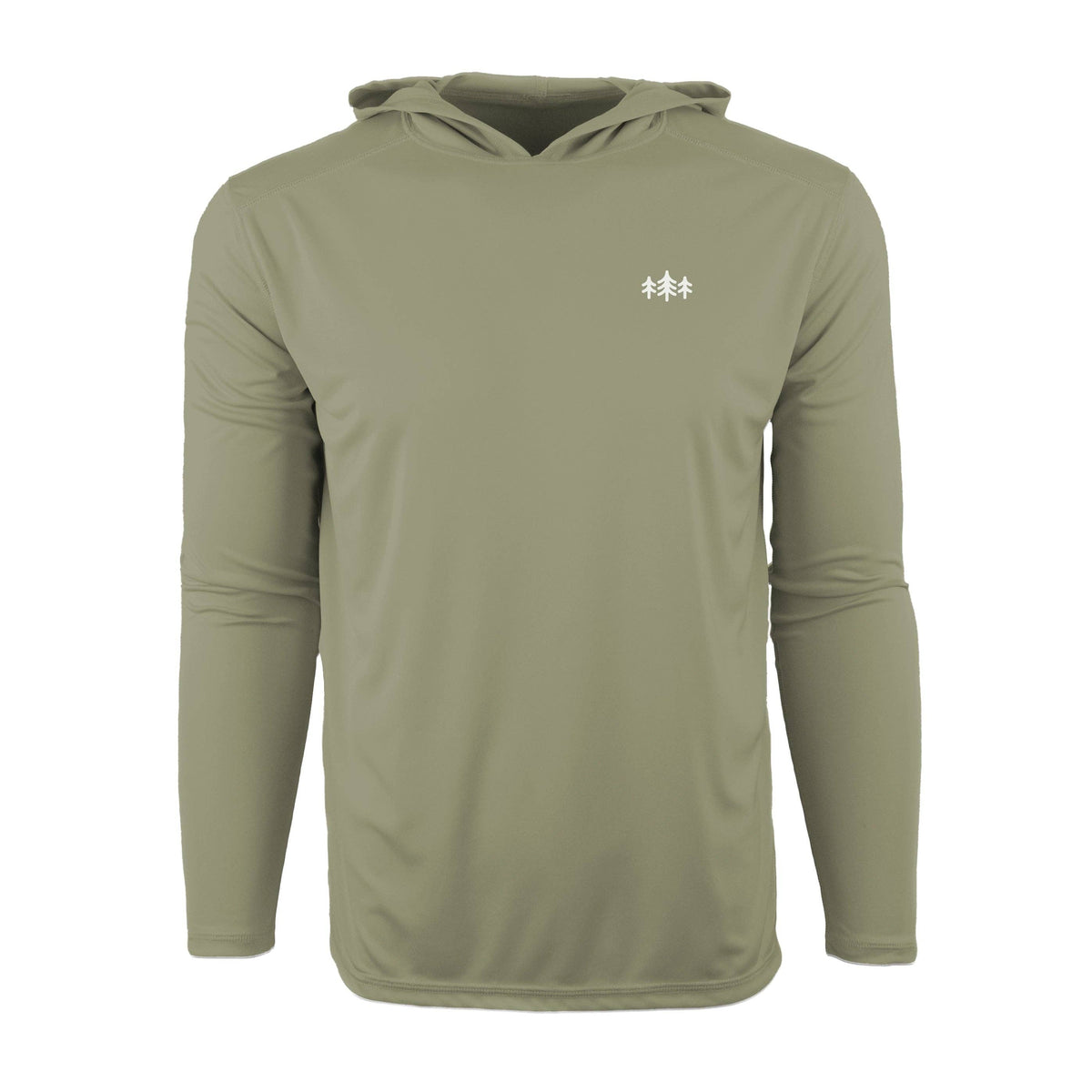 TriPine Solar Shield Performance Hoodie: Arctic Blue