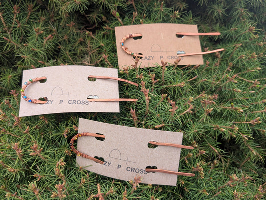 Hammered Copper Hair Fork