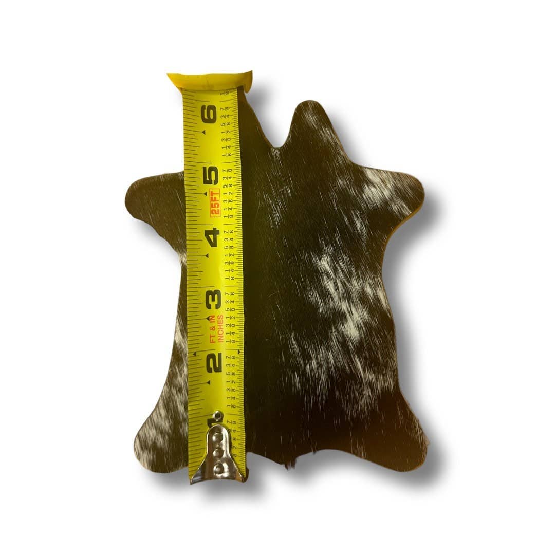 Mini Cow Cowhide Coaster