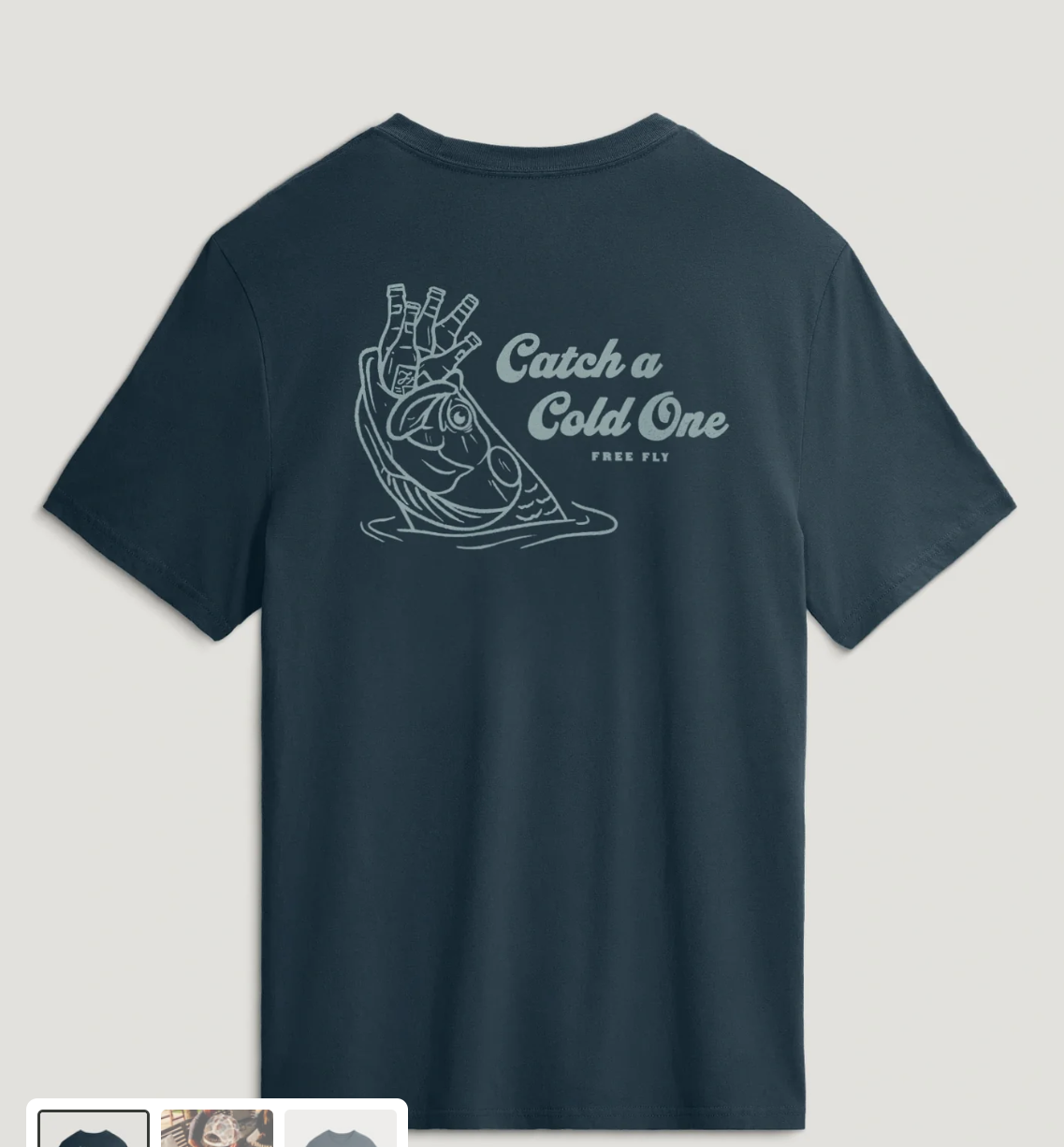 FreeFly Cold One's Pocket Tee - Navy
