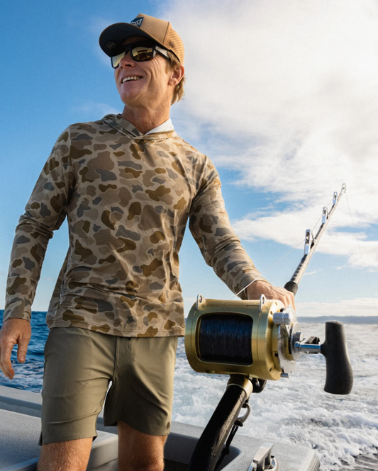 FreeFly Men's Elevate Lightweight Hoodie - Camo