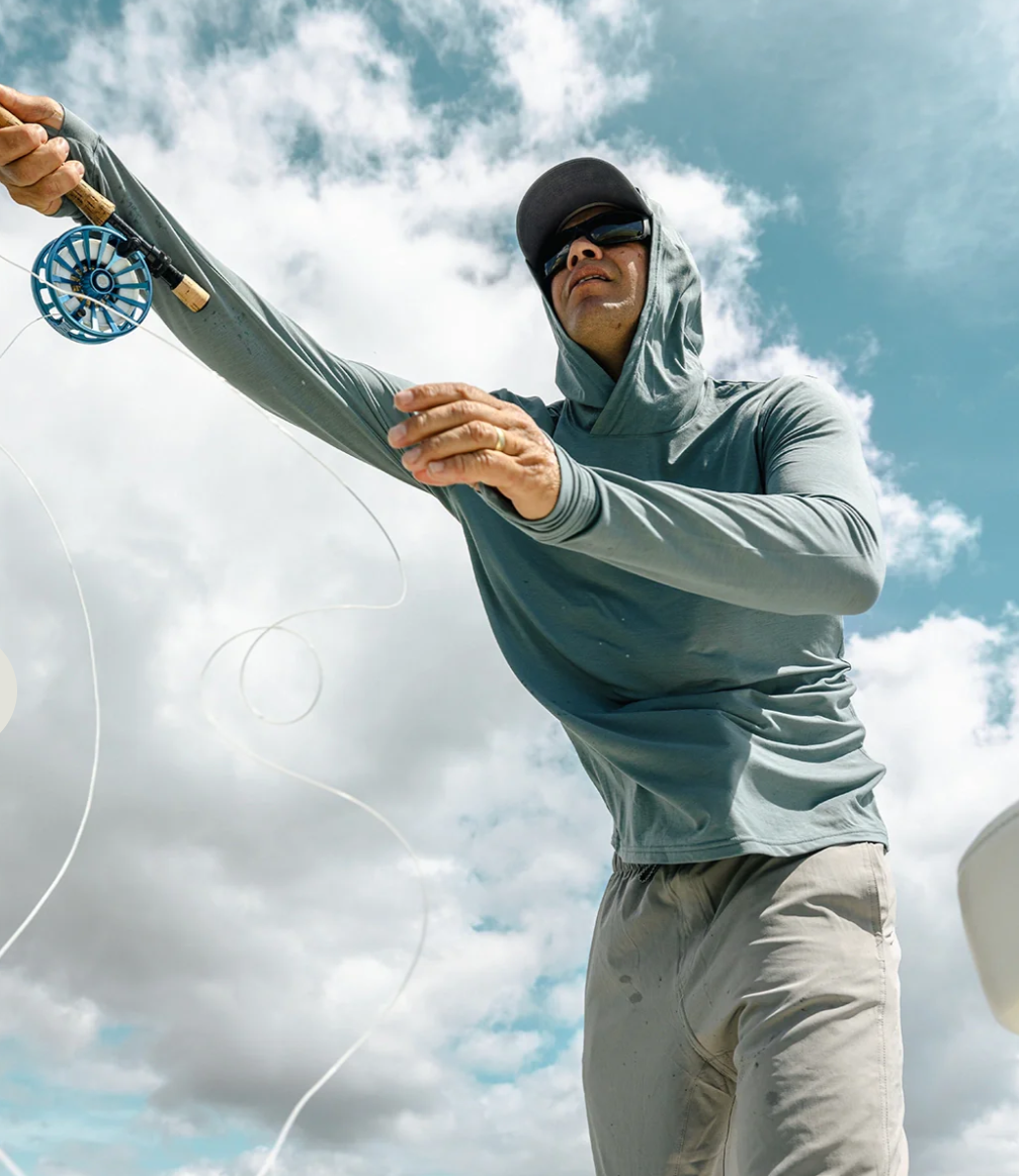 FreeFly Men's Elevate Lightweight Hoodie - Stormy Sea