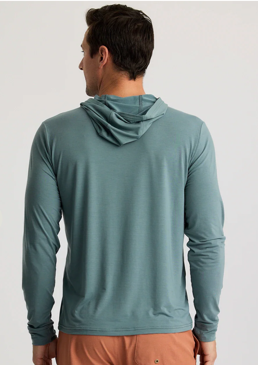 FreeFly Men's Elevate Lightweight Hoodie - Stormy Sea