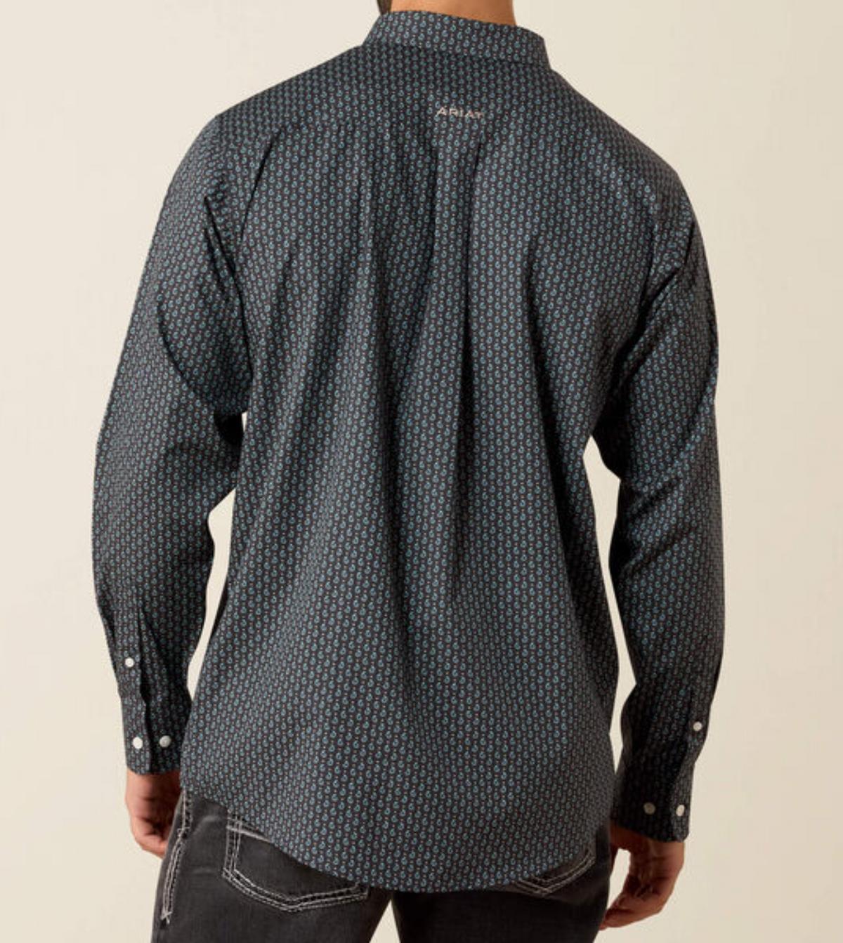 Ariat Wrinkle Free Barnaby Classic Fit Shirt - Phantom Paisley Print