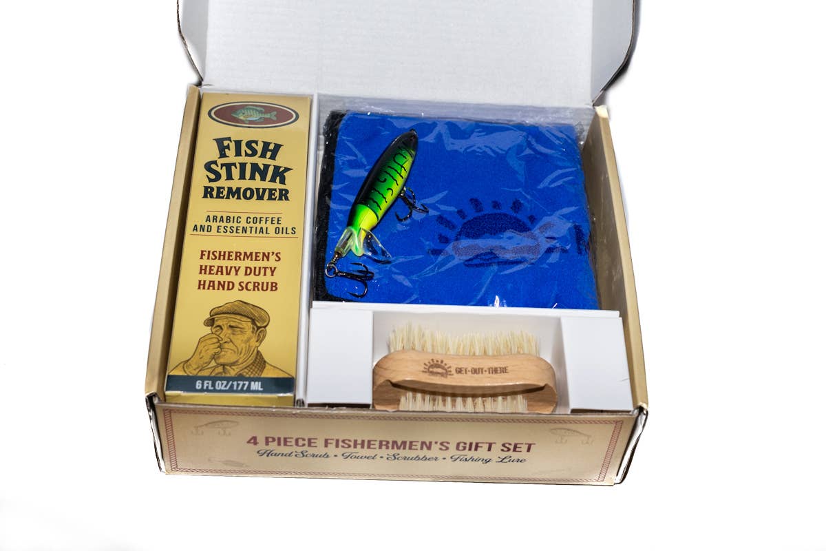 Fish Stink Remover Kit - 4 piece Hand Cleanser Fishermen's Gift