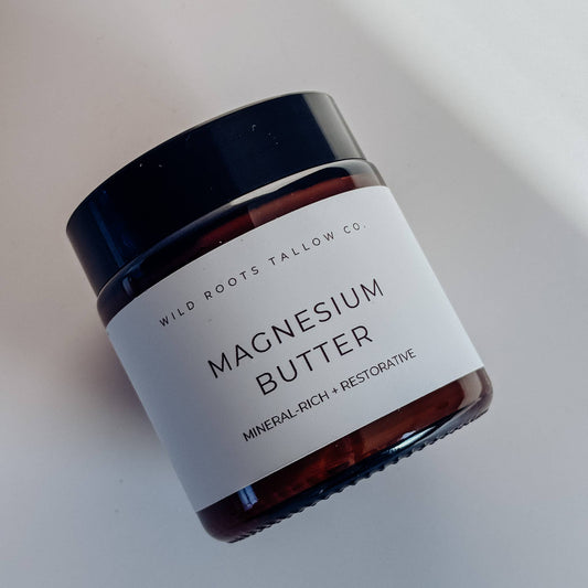 Magnesium Infused Tallow Whip | Relaxing Muscle & Body Cream: 4oz