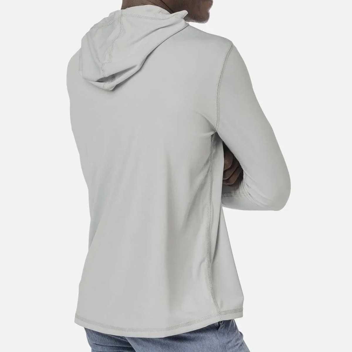 TriPine Solar Shield Performance Hoodie: Arctic Blue