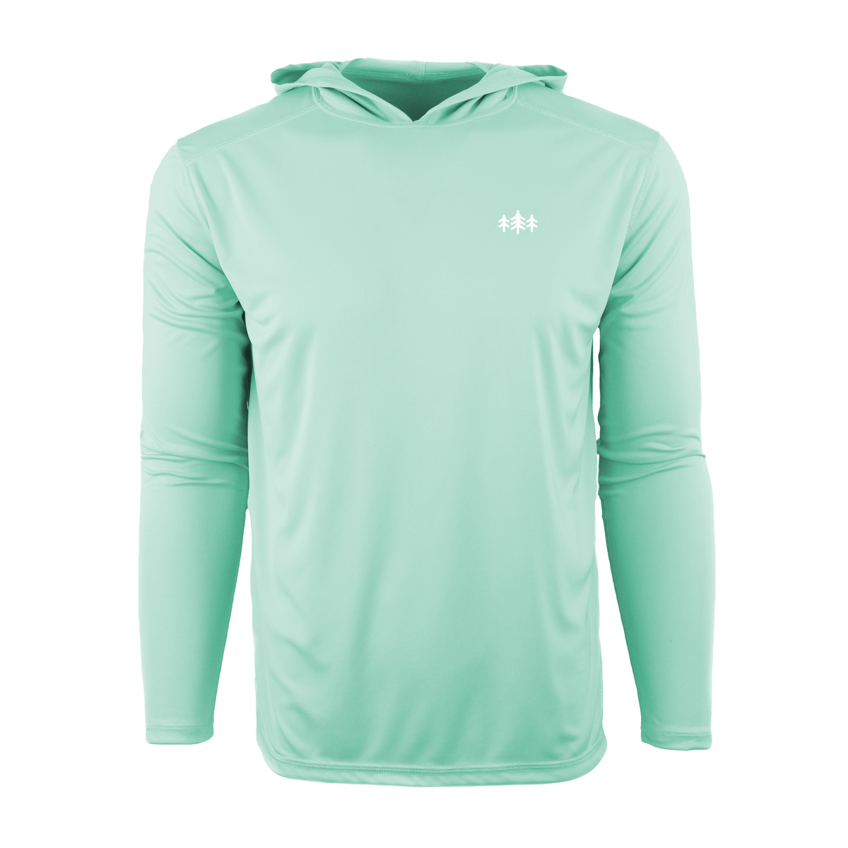 TriPine Solar Shield Performance Hoodie: Seagrass